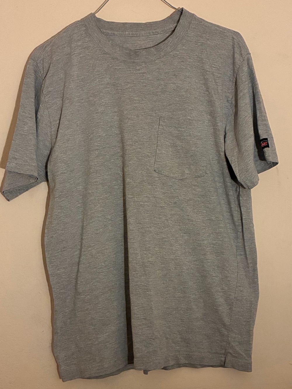 Dickies Heather Gray Short Sleeve Pocket Tee